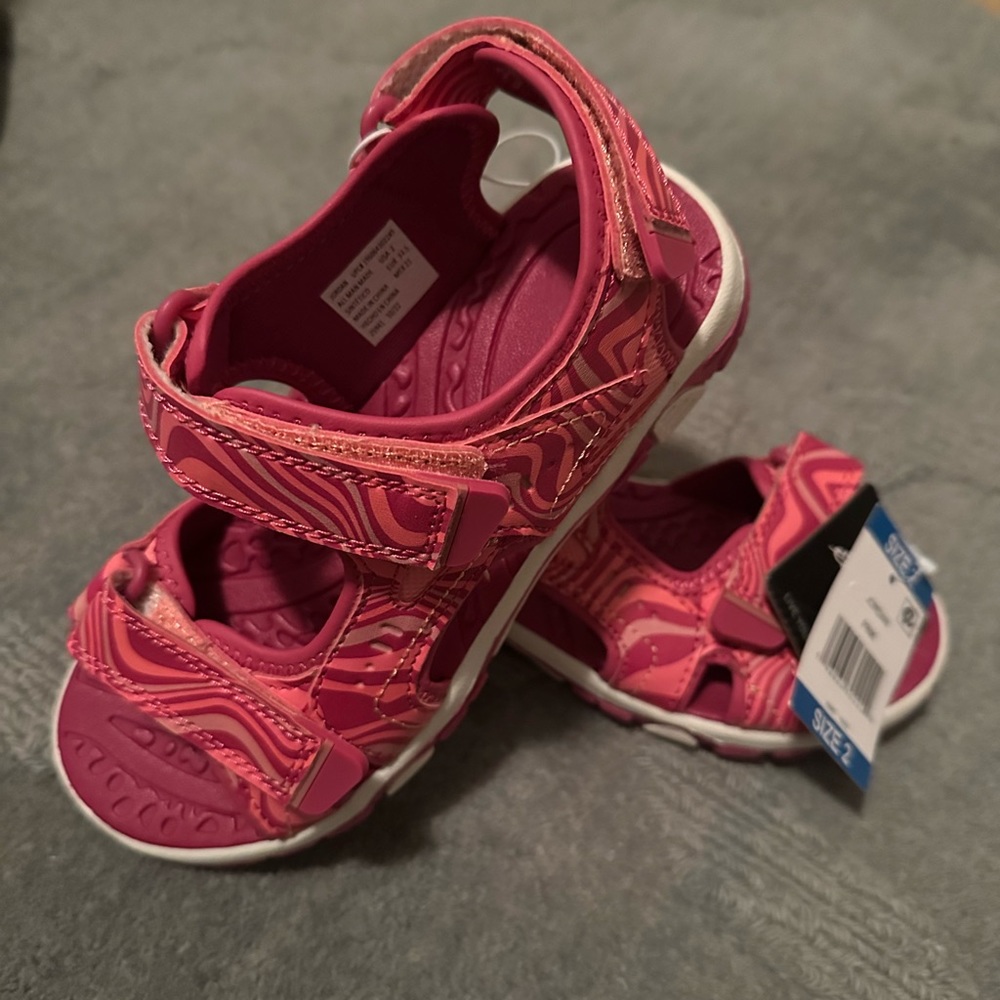Girls Eddie Bauer pink sport sandal NWT